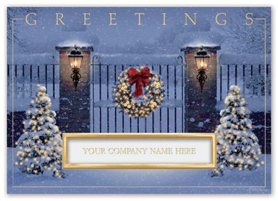 Gated Glow Holiday Cards