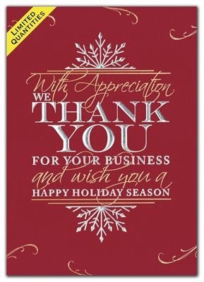 Shining Appreciation Holiday Cards