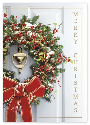 5 5/8 x 7 7/8 Berry Gathering Christmas Cards