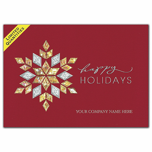 Crimson Luxe Holiday Cards