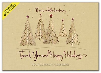 Warm Woodland Holiday Cards