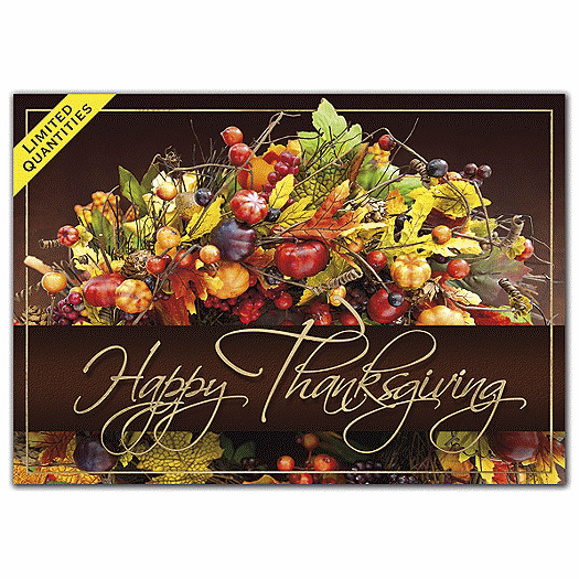 Harvest Treasures Thanksgiving Cards