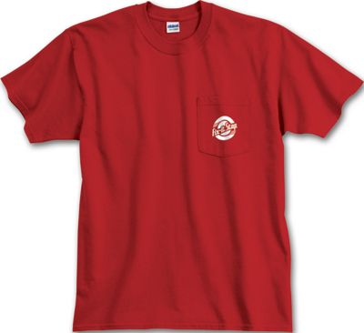 50/50 T-Shirts, Short Sleeve, with Pocket, Screenprint