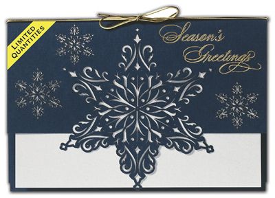 Star of Snow Laser Cut Holiday Card - Office and Business Supplies Online - Ipayo.com