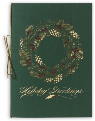 Holly Season Laser Cut Holiday Card - Office and Business Supplies Online - Ipayo.com