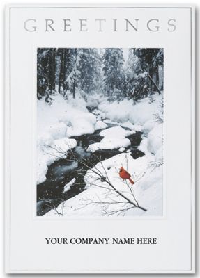 Majestic Cardinal Holiday Card - Office and Business Supplies Online - Ipayo.com