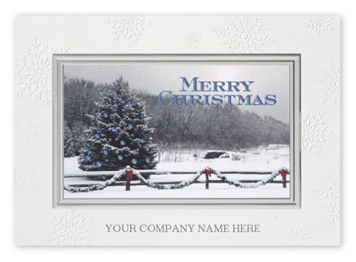 Snowy Winter Bliss Holiday Card - Office and Business Supplies Online - Ipayo.com