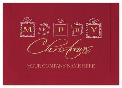 Christmas Merriment Holiday Card - Office and Business Supplies Online - Ipayo.com