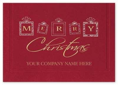 Christmas Merriment Holiday Card - Office and Business Supplies Online - Ipayo.com