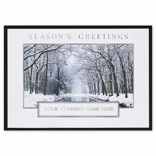 Winter Interlude Holiday Card - Office and Business Supplies Online - Ipayo.com