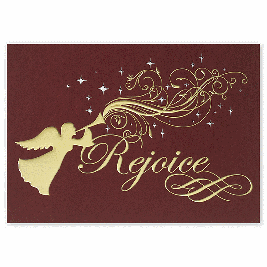 Angels Rejoicing Holiday Card - Office and Business Supplies Online - Ipayo.com
