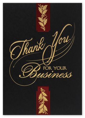 Elegant Appreciation Holiday Card - Office and Business Supplies Online - Ipayo.com