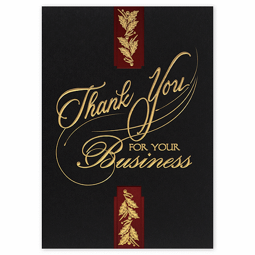 Elegant Appreciation Holiday Card - Office and Business Supplies Online - Ipayo.com