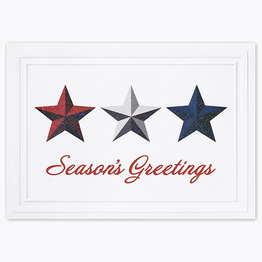 3-Star Holiday Holiday Card - Office and Business Supplies Online - Ipayo.com