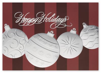 Ornamental Joy Holiday Card - Office and Business Supplies Online - Ipayo.com