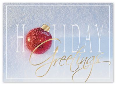 Fresh Frost Holiday Card - Office and Business Supplies Online - Ipayo.com
