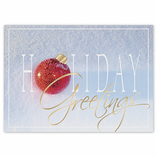 Fresh Frost Holiday Card - Office and Business Supplies Online - Ipayo.com