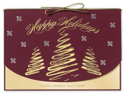 Merriment & Joy Holiday Card - Office and Business Supplies Online - Ipayo.com