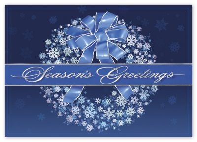 Wreathed in the Spirit Holiday Card - Office and Business Supplies Online - Ipayo.com