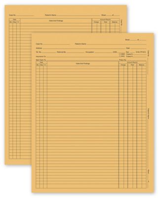 General Patient Exam Records, Letter Style