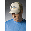* Brushed Twill Caps with Mesh Back, Embroidered