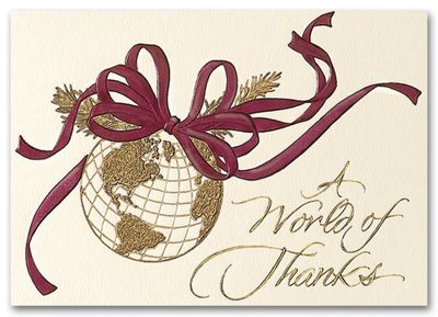 World of Thanks Holiday Card - Office and Business Supplies Online - Ipayo.com
