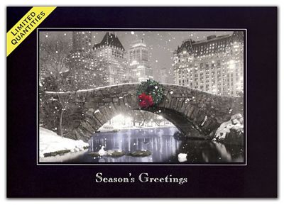 7 7/8 x 5 5/8 Cityscape Holiday Cards