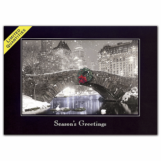 Cityscape Holiday Card - Office and Business Supplies Online - Ipayo.com
