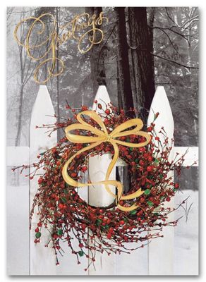 Business Holiday Cards - Wintry