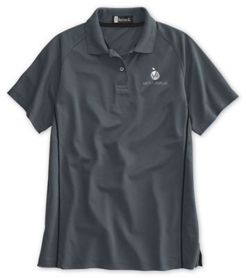 Ladies Moisture Mgmt Polo with Piping, Embroidered - Office and Business Supplies Online - Ipayo.com