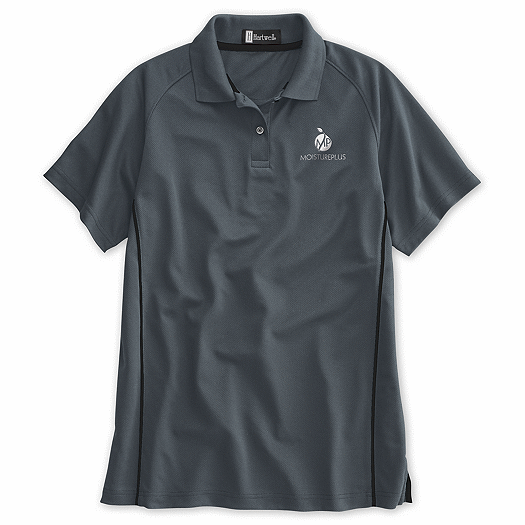 Ladies Moisture Mgmt Polo with Piping, Embroidered - Office and Business Supplies Online - Ipayo.com