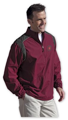 Men's 100% Polywoven 1/2 Zip Windshirt - Office and Business Supplies Online - Ipayo.com