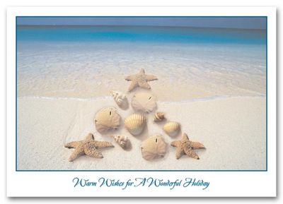 7 7/8 x 5 5/8 Festive Shoreline Holiday Cards