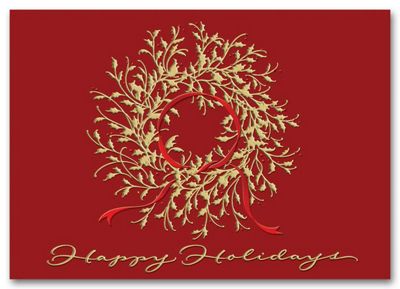 Delicate Decoration Business Holiday Card - Office and Business Supplies Online - Ipayo.com