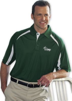 Men's Moisture Management Interlock Color Block Polo - Office and Business Supplies Online - Ipayo.com