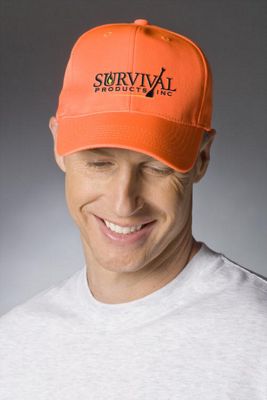 Blaze Orange Caps, Embroidered - Office and Business Supplies Online - Ipayo.com