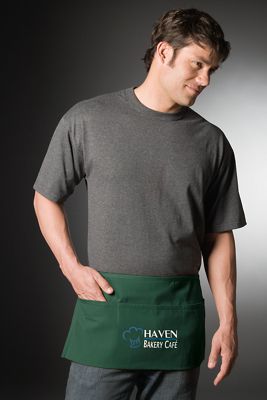 * Waist Apron, Embroidered