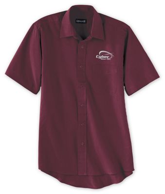 Men's Value Broadcloth Shirt SS - Office and Business Supplies Online - Ipayo.com