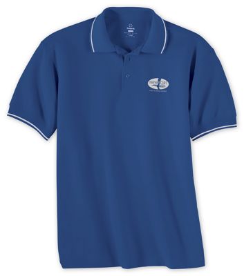 Men's Tipped Collar & Cuff Blended Pique Polo - Office and Business Supplies Online - Ipayo.com