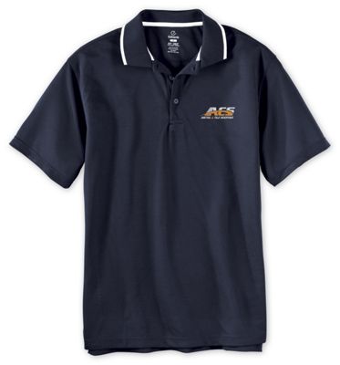 Men’s Tipped Collar Dry-Mesh Hi-Performance Polo