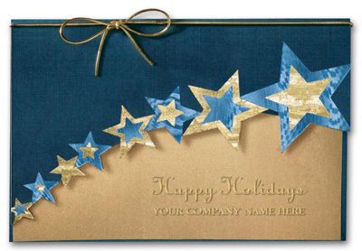 Swanky Stars New Years Card - Office and Business Supplies Online - Ipayo.com