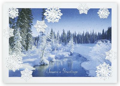 Iced Inspiration Holiday Card - Office and Business Supplies Online - Ipayo.com