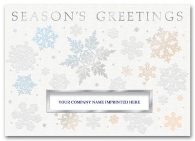 Sparkling Flurry Holiday Card