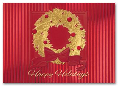 Golden Embrace Holiday Card