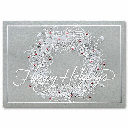 Sterling Sentiments Holiday Card - Office and Business Supplies Online - Ipayo.com