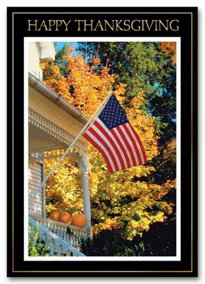 American Gratitude Thanksgiving Card - Office and Business Supplies Online - Ipayo.com