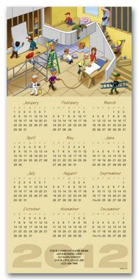 Busy Building Contractor/Builder Holiday Card