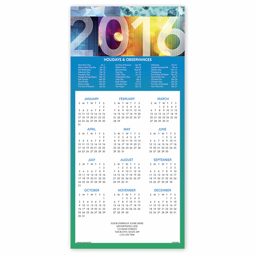Perfect Palette Calendar Cards