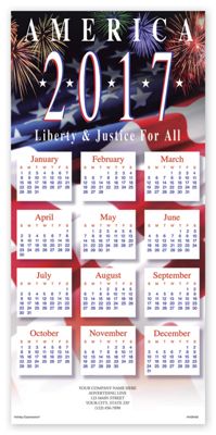 Liberty & Justice Calendar Cards