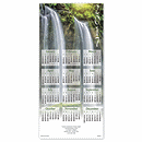 7 7/8 x 16 3/4  open, 7 7/8 x 5 5/8  folded Refreshing Calendar Cards